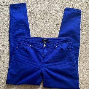 Forever 21 Electric Blue stretchy jeans
